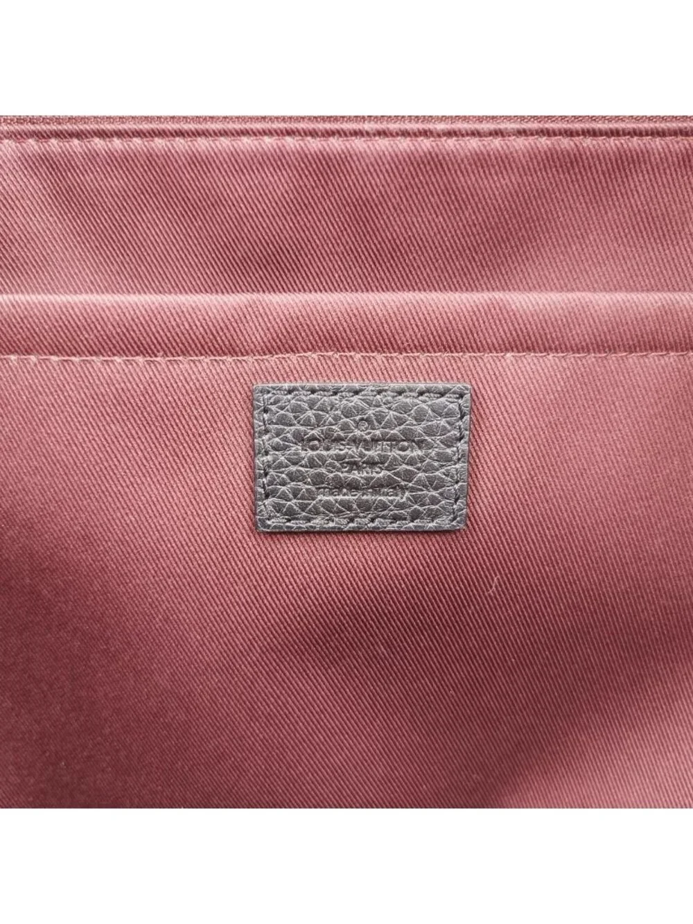 Louis Vuitton Alma Noir Taurillon Leather Handbag